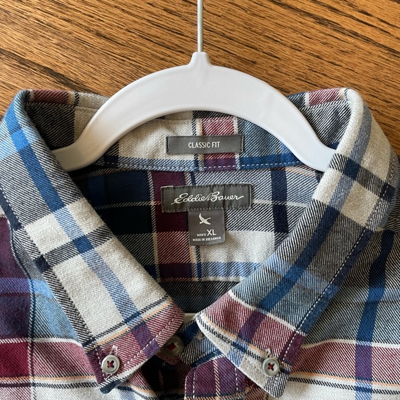 Men’s Eddie Bauer Heavyweight Flannel Size XL - Picture 4 of 4